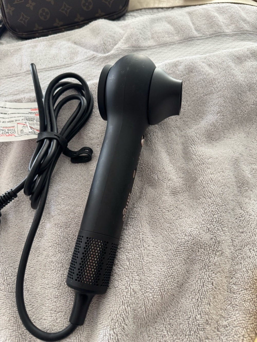 Lange Black Hair Dryer Brush